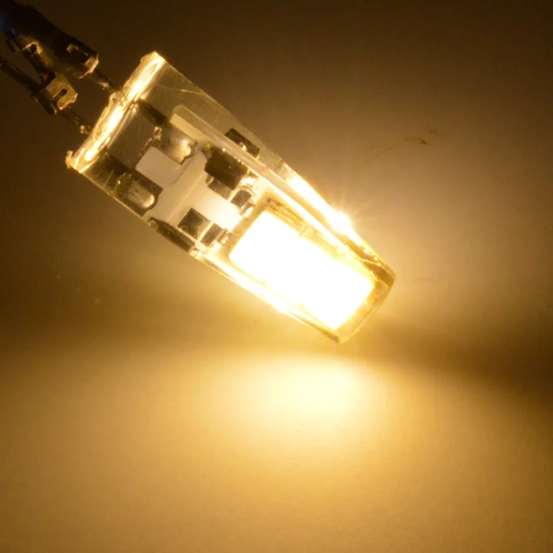 10vnt/daug G4 mini led lemputė DC12V 6leds SMD5733 LED kukurūzų lemputė Balta/šiltai balta su silicio kūno vidaus led lemputės