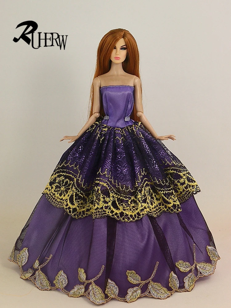 15 Punktų = Vestuvinė Suknelė Princesė Suknelė + Mados Batai +Nauja Rožinė Pakabos Drabužius Barbie Lėlės Dovana Kūdikio Žaislas