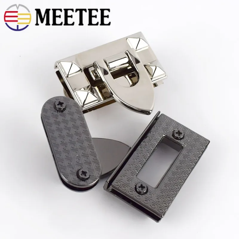 2/4pcs Meetee 23x40mm Metalo Ruožtu Twist Lock Sagtis, 