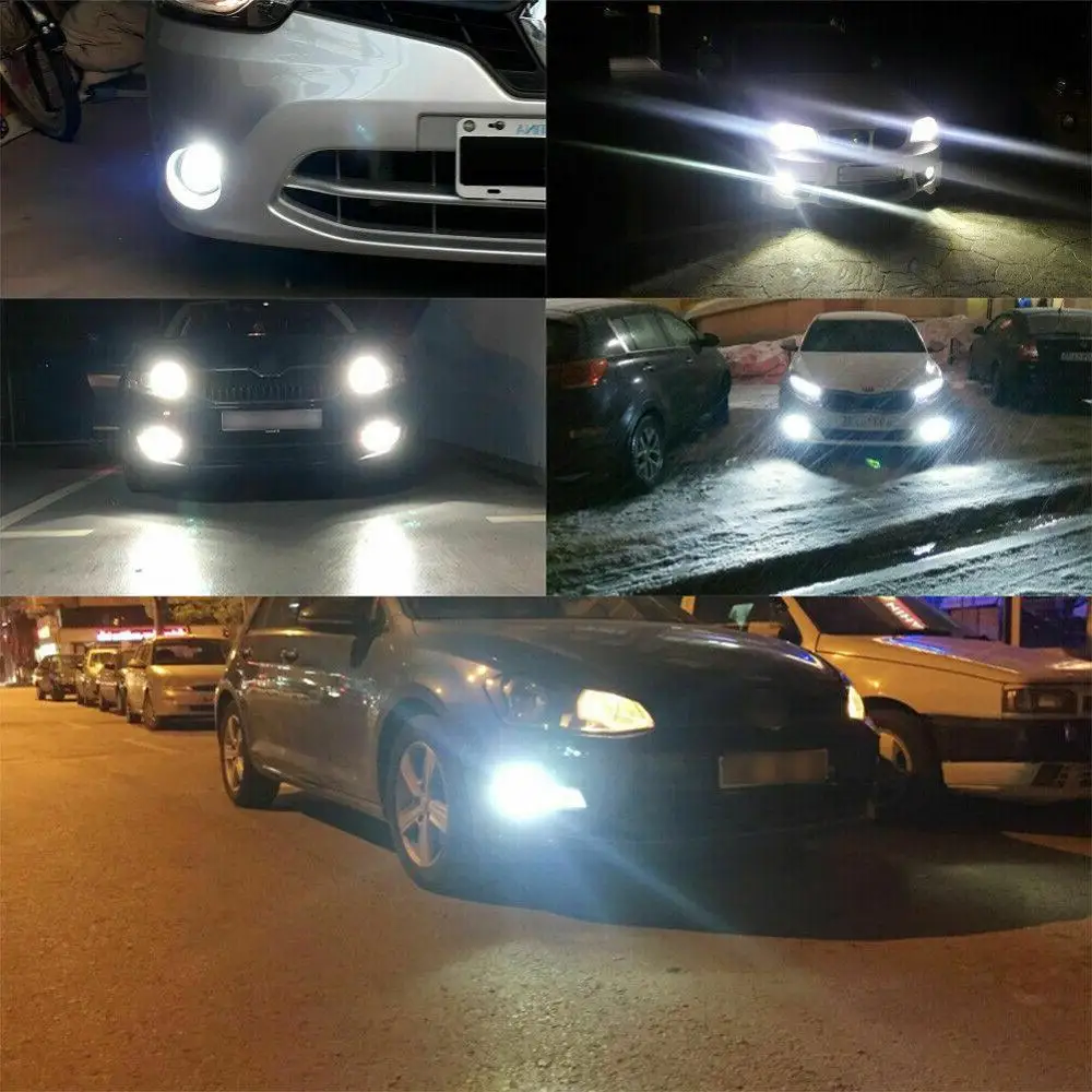2 Vnt H15 Automobilio LED Rūko Lempa Balta 6000K Lempučių Automobilį Auto Išorės Rūko žibintų lemputė, priekinis Žibintas