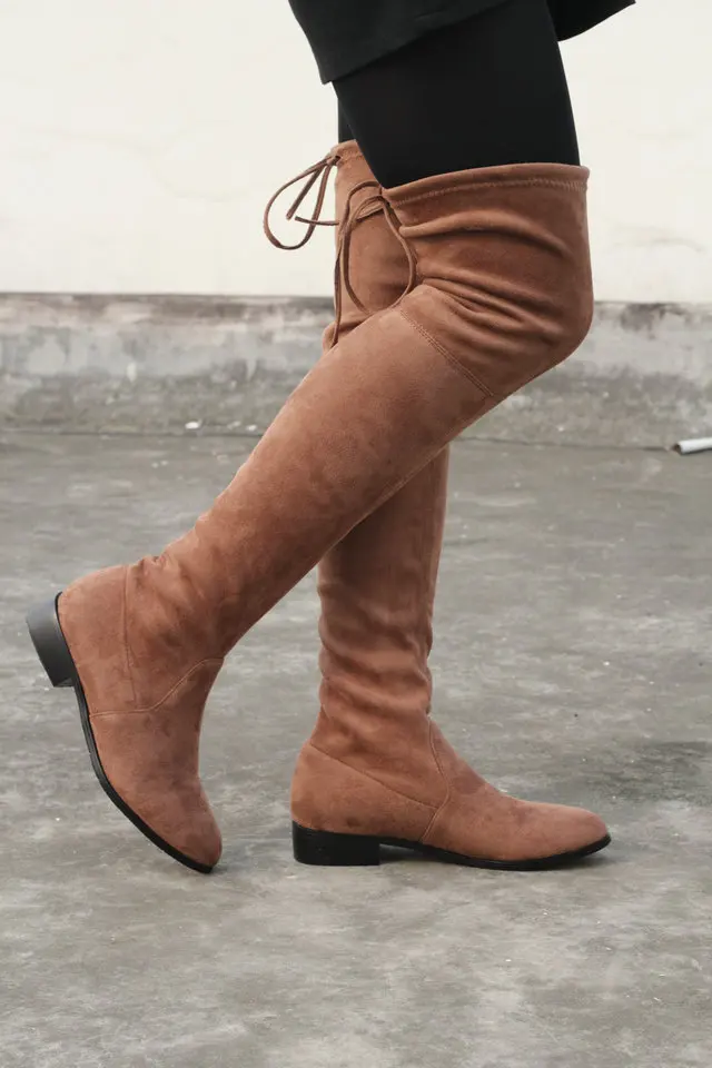 2018 m. moteris aukštakulniais batais per kelio motociklo batai žiemą ir rudenį moteris batai plius dydis 3-12 botas mujer femininas