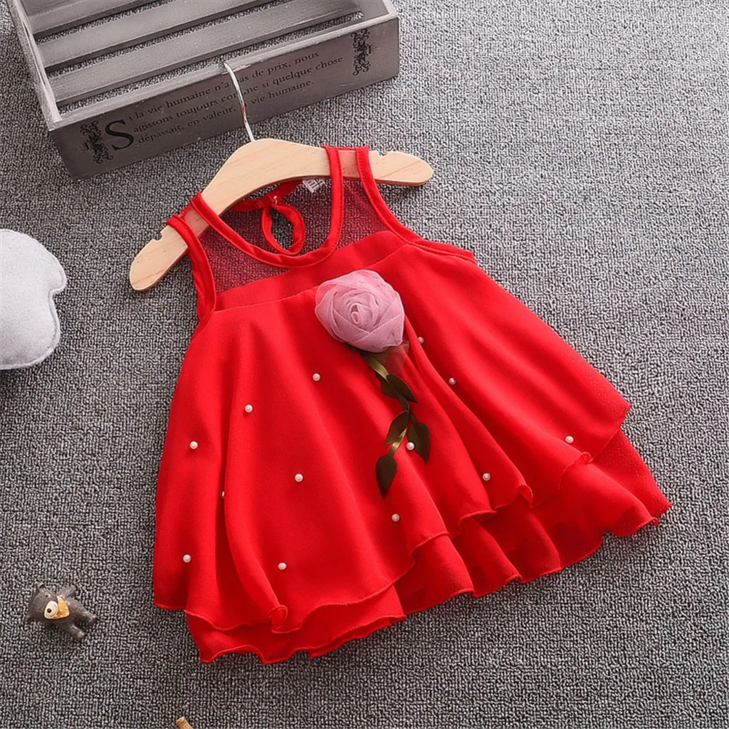 2019 ARLONEET Naujas Vasaros Suknelė Tinklinio Mergaičių Bamblys Kūdikių Mergaičių Rankovių Kieto Tiulio Suknelė, Gėlės Šalis Princesė Suknelės Z0205