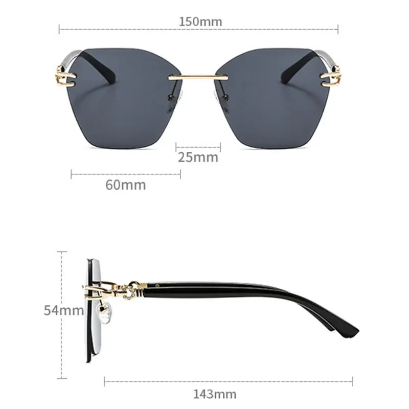 2020 Naujas Taškus Akiniai nuo saulės Nereguliarus Kristalų Prabangos Prekės ženklo Dizaineris Saulės Akiniai Aukštos Kokybės Gradientas Eyeware Moterų UV400