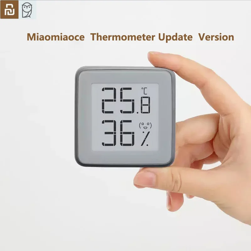 2020 Naujas miaomiaoce Atnaujinimo Modelį, MMC E-rašalo ScreenThermometer Drėgmėmačiu Temperatūra Drėgnumas Xiaomi Youpin Didelio Tikslumo Jutiklių