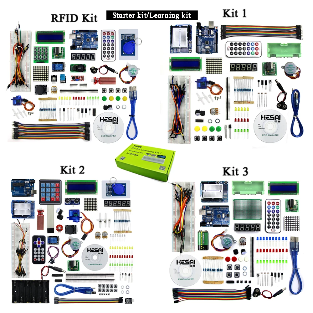 2020！Starter kit / Mokymosi Komplektas (UNO R3) RDA Starter Kit UNO Pagrindinio Starteris Mokymosi Rinkinys Patobulinta versija