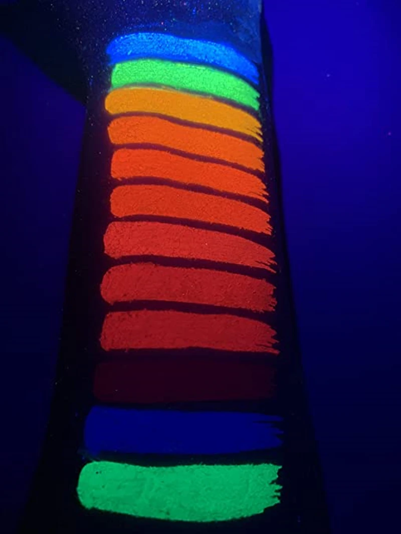 20g Liuminescencinės Nagų Milteliai Neon Fosforo Spalvinga Nagų Dailės Blizgučiai Pigmento Ilgiausiai Trunkantis 3D Švyti Šviesos Dulkių Papuošalai