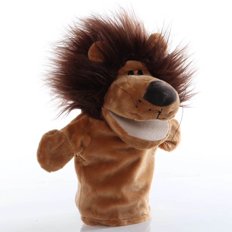 25cm Gyvūnų Vertus Lėlių Liūtas Pliušiniai Žaislai, Kūdikių Švietimo Vertus Lėlių Animaciją Apsimesti, Pasakoja Istoriją Lėlės Žaislas Vaikams, Vaikai