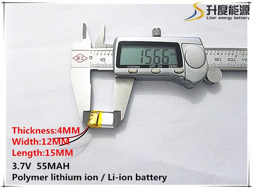 3.7 V 55mAh 401215 Ličio Polimero Li-Po ličio jonų Baterija ląstelių Mp3 MP4 MP5 GPS mobiliojo ryšio 