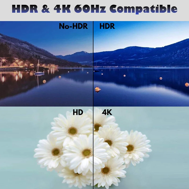 4K 60Hz 2.0 HDMI Audio Splitter 5.1 ARC HDMI Audio Extractor HDCP 2.2 HDR10 Garso Keitiklis 4K HDMI Optinis TOSLINK SPDIF