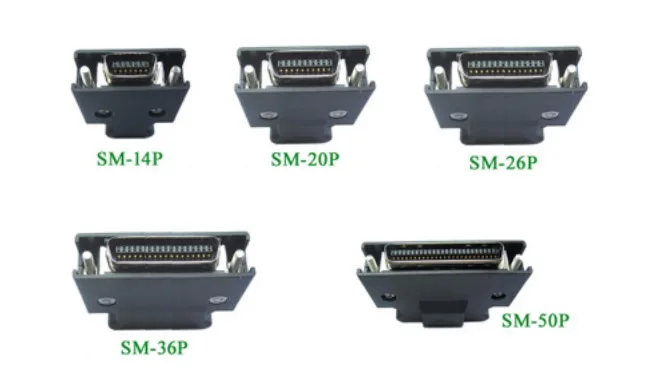 5vnt SCSI Jungtis MDR 14 Pin 20 26 36 50 Pozicijų Male Plug Servo Pavaros Jungtis Viela Lydmetalis Servo variklis