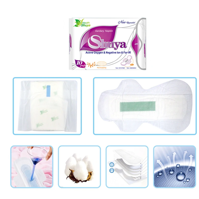 6Pack Higieniniai Paketai Moteriškos Higienos Anijonas PadsSanitary Pagalvėlės, Servetėlės Organinių kelnaičių Įklotai Higieniniai Rankšluosčiai Naktį Naudoti