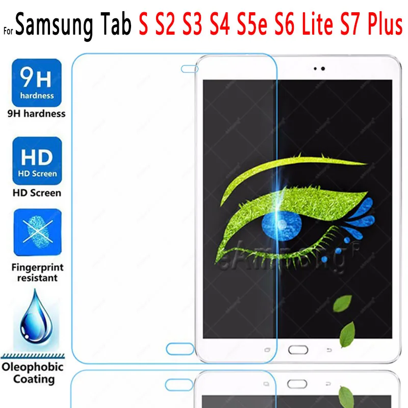 9H HD Grūdintas Stiklas Samung Galaxy Tab S S2 S3 S4 S5e S6 Lite 9.7 10.4 10.5 T860 T720 P610 S7 S7 Plius 12.4 Screen Protector