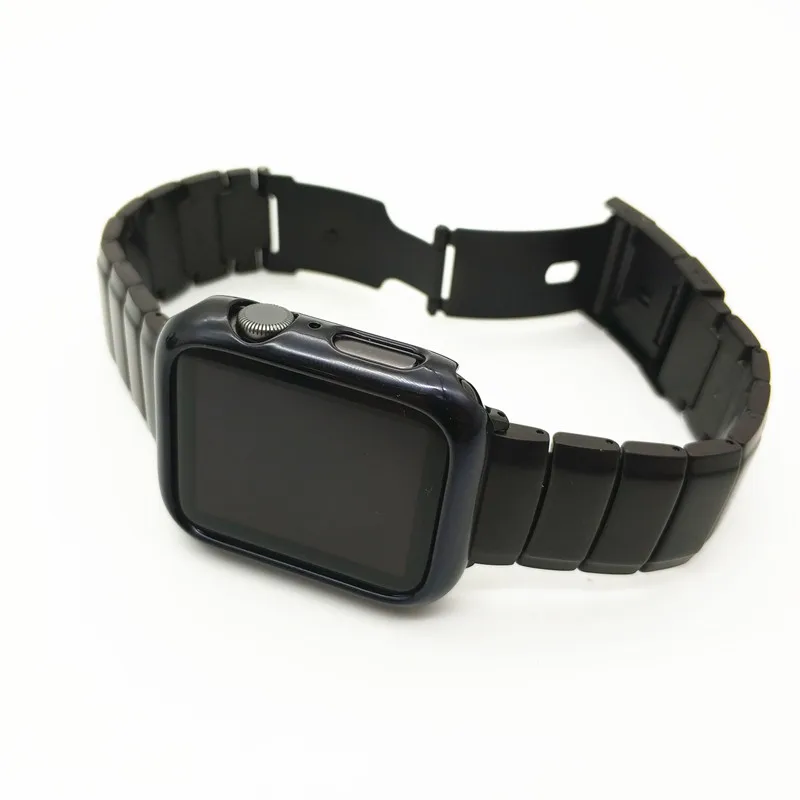 AKGLEADER Kieto Metalo, Plieno Juosta, Diržu, Apple Watch Series 5 4 3 2 1 iWatch Apyrankė Aukštos Kokybės Nerūdijančio Plieno Watchband