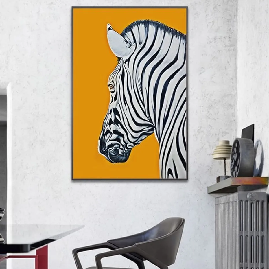 Abstrakti Zebra Gyvūnų Orange 