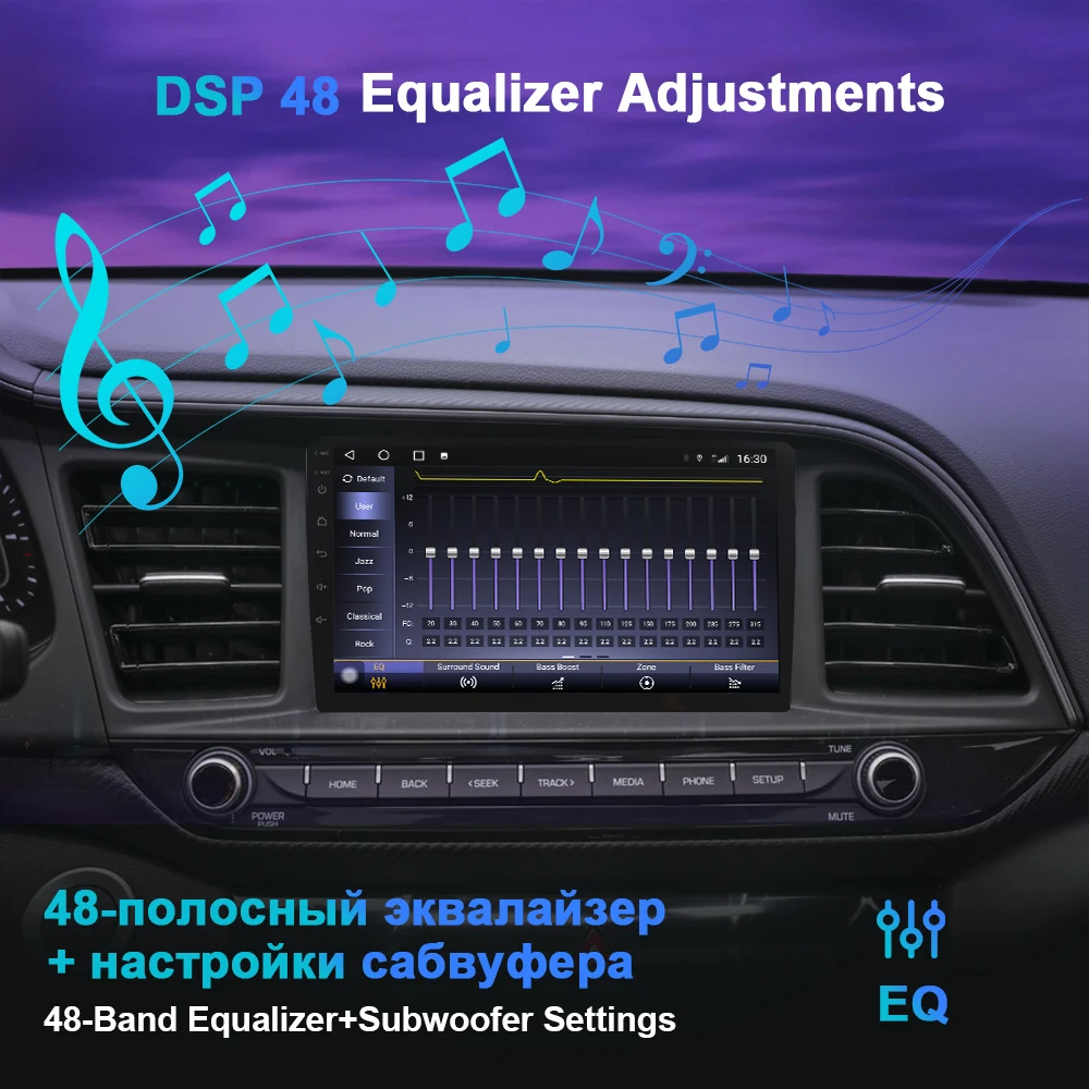 Android 9.0 Už Hyundai Sonata 2009 Automobilio DVD Grotuvas, Radijas, Vaizdo Stereo DSP Carplay Garso GPS Navigacija, WIFI 4G 2Din CD Grotuvas, Nr.