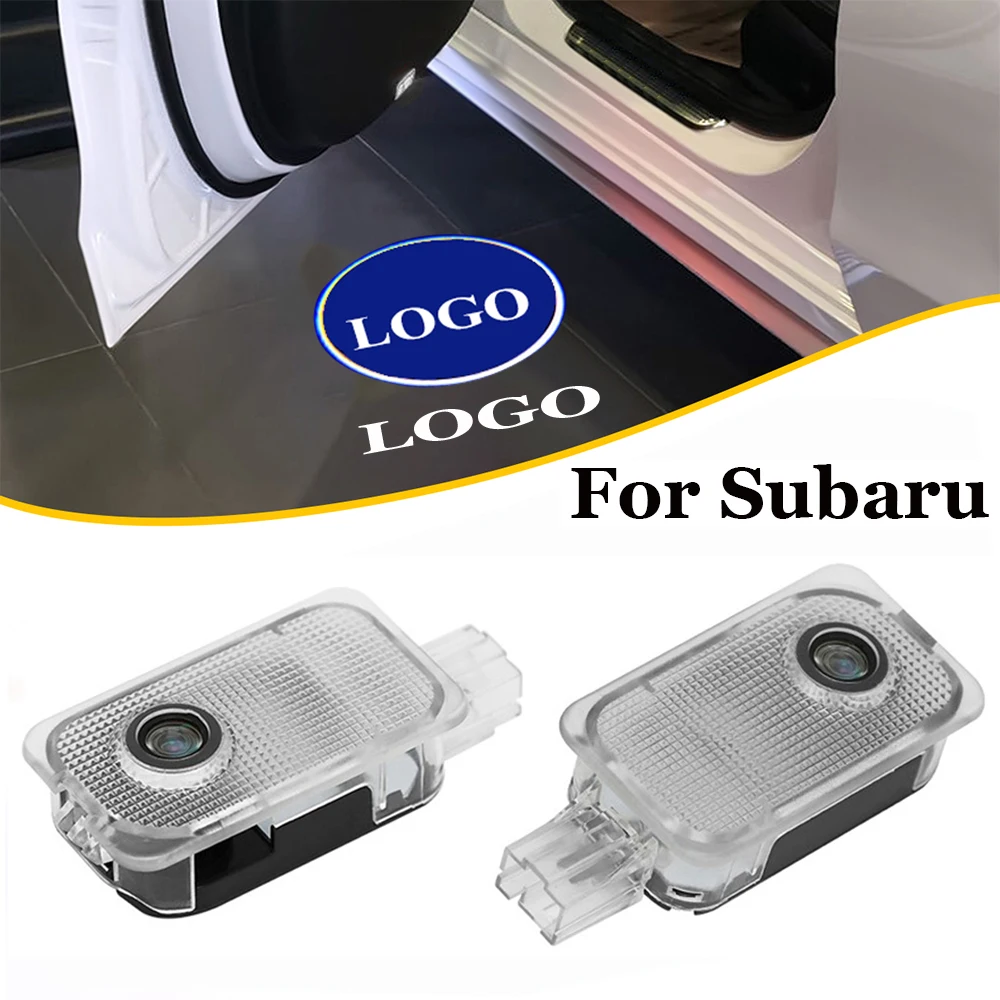 Automobilio LED Durų Šviesos Logotipą, Projektorius, Lazerinė Vaiduoklis Šešėlis Lempos Mandagumo Sveiki Žibintai, automobilių reikmenys Subaru Forester XV Palikimas