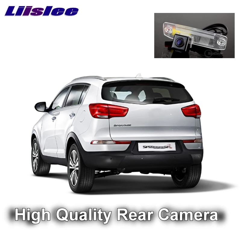 Automobilio vaizdo Kamera, Skirta KIA Sportage R 2011~Ultra LiisLee HD atbulinės eigos kamera automobilių galinio vaizdo vaizdo CCD + RCA