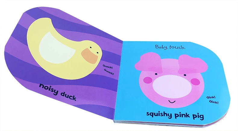Baby Touch Ūkio Spalvų Gyvūnų Pažinimo Vaikų anglų Kartono Ankstyvojo Ugdymo Įdomių Paveikslėlių Knygą Švietimo Žaislai