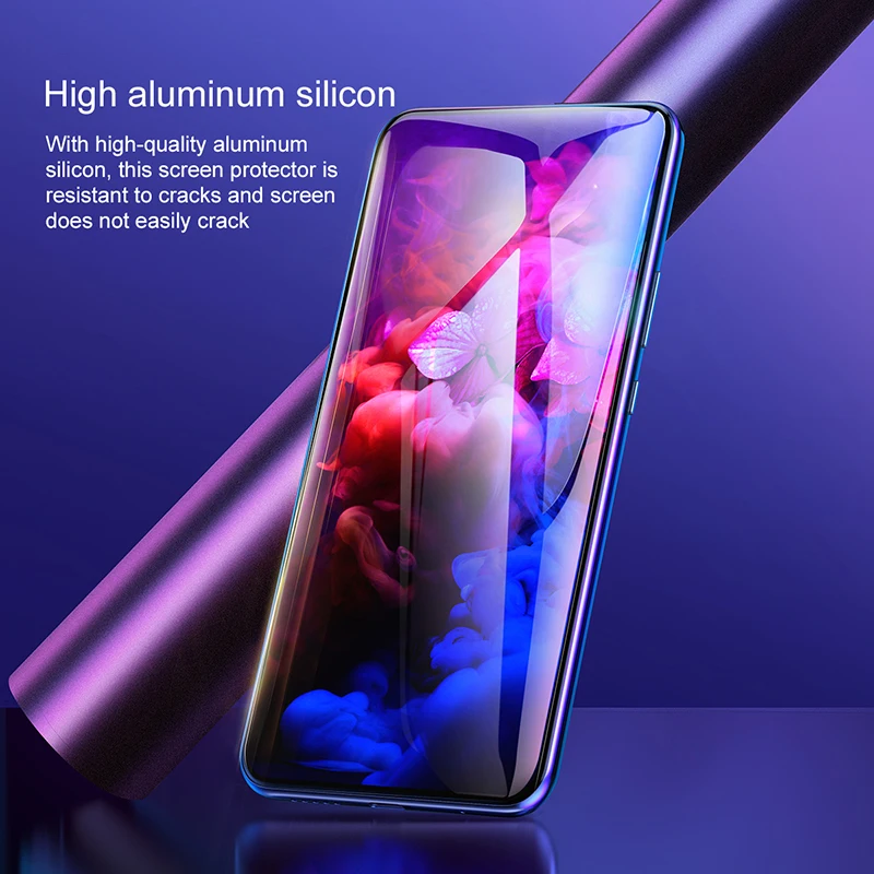 Baseus 0,3 mm Pilnas draudimas screen protector Anti-bluelight Grūdinto Stiklo Plėvelė Huawei Honor Magija 2 apsauginis stiklas