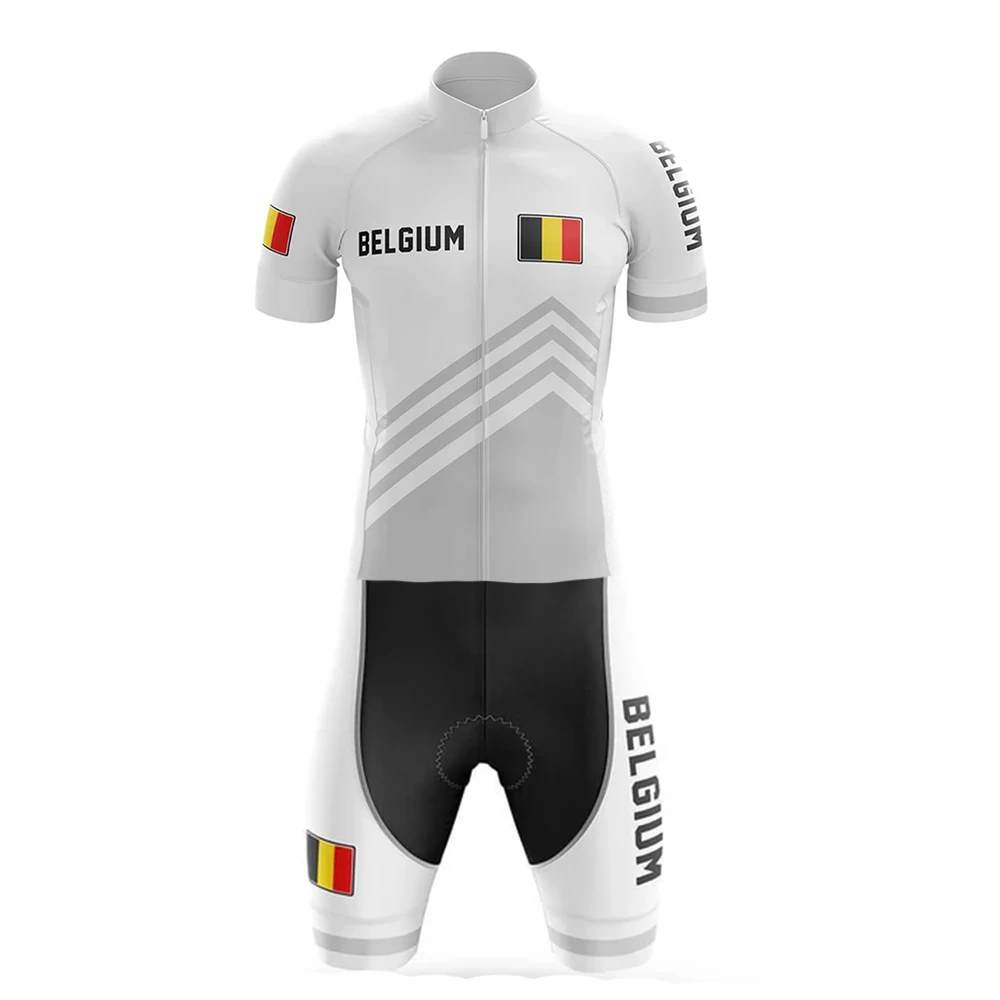 Belgija triatlonas 20D gelio MTB skinsuit dviratininkas dviračių džersis nustatyti vyrų Quick Dry Dviratį dviračiu drabužių roupa ciclismo masculino
