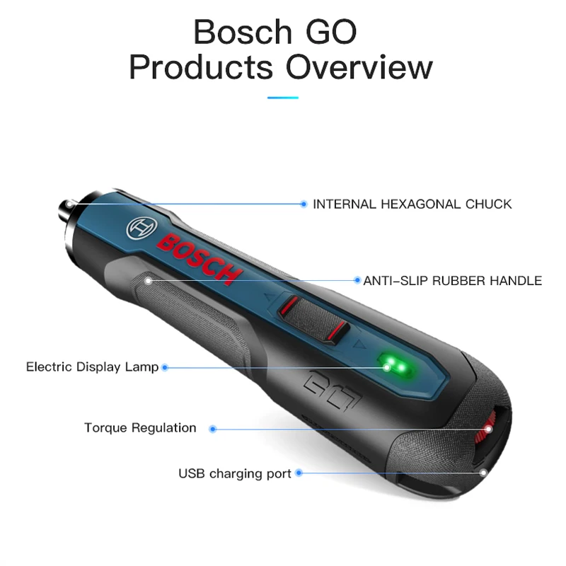 Bosch Eiti 2 Eectric Atsuktuvų Rinkinys 3.6 V Įkrovimo Bosch Eiti Automatinis Atsuktuvas Daugiafunkcinis Rankinis Grąžtas