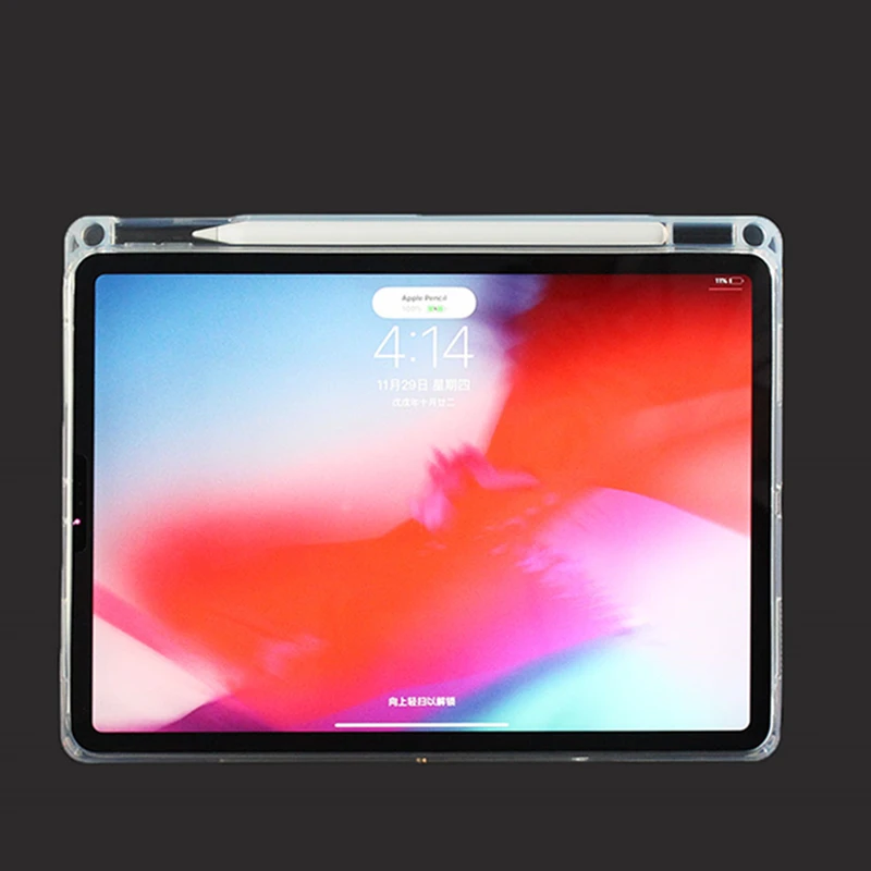 Case for iPad Pro 11 colių 2020 Padengti Skaidriu Aišku, TPU Silicio Tablet Case for iPad Oro 2/1 9.7 2018 Pro 10.5 Mini Funda