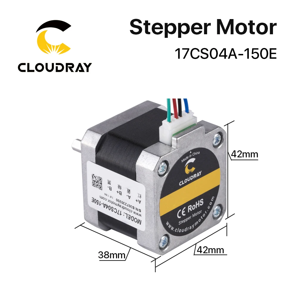 Cloudray Nema 17 Stepper Motorinių 38mm 40Ncm 1.5 2 Etapas Stepper Motor for 3D spausdintuvas CNC Frezavimo Graviravimo Staklės