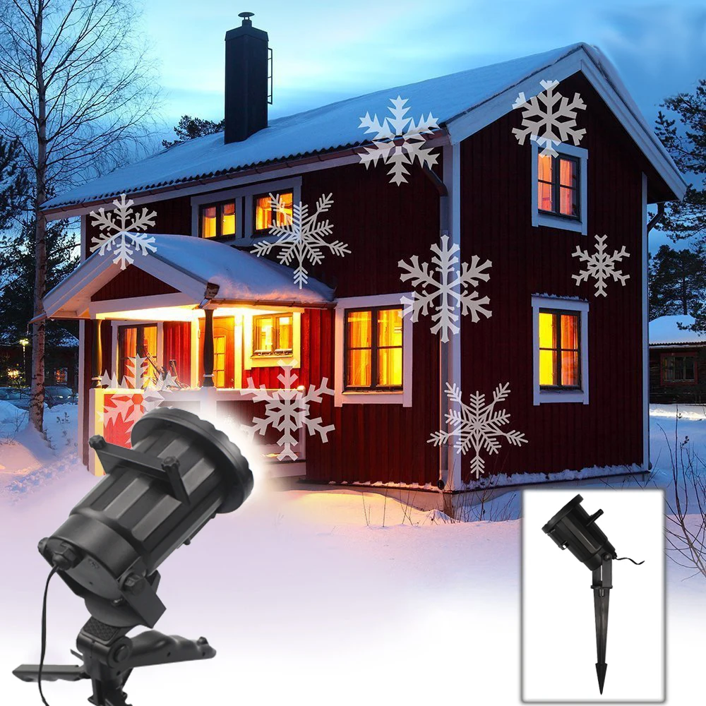 DACHAN 16 Modelius IP65 LED Kalėdų Lazerio Snaigės Projektoriaus Šviesos Patalpose, Lauko Kalėdos Diskoteka Žiburiai Namų Šaliai Dekoro
