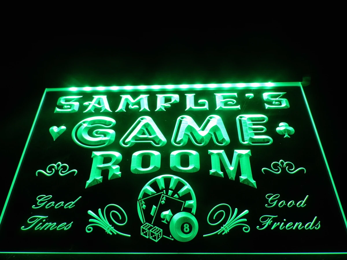 DZ013 - Žaidimų Kambarys Vyras Urvas Alaus Baras LED Neon Light Ženklas kabo ženklas, namų dekoro amatai