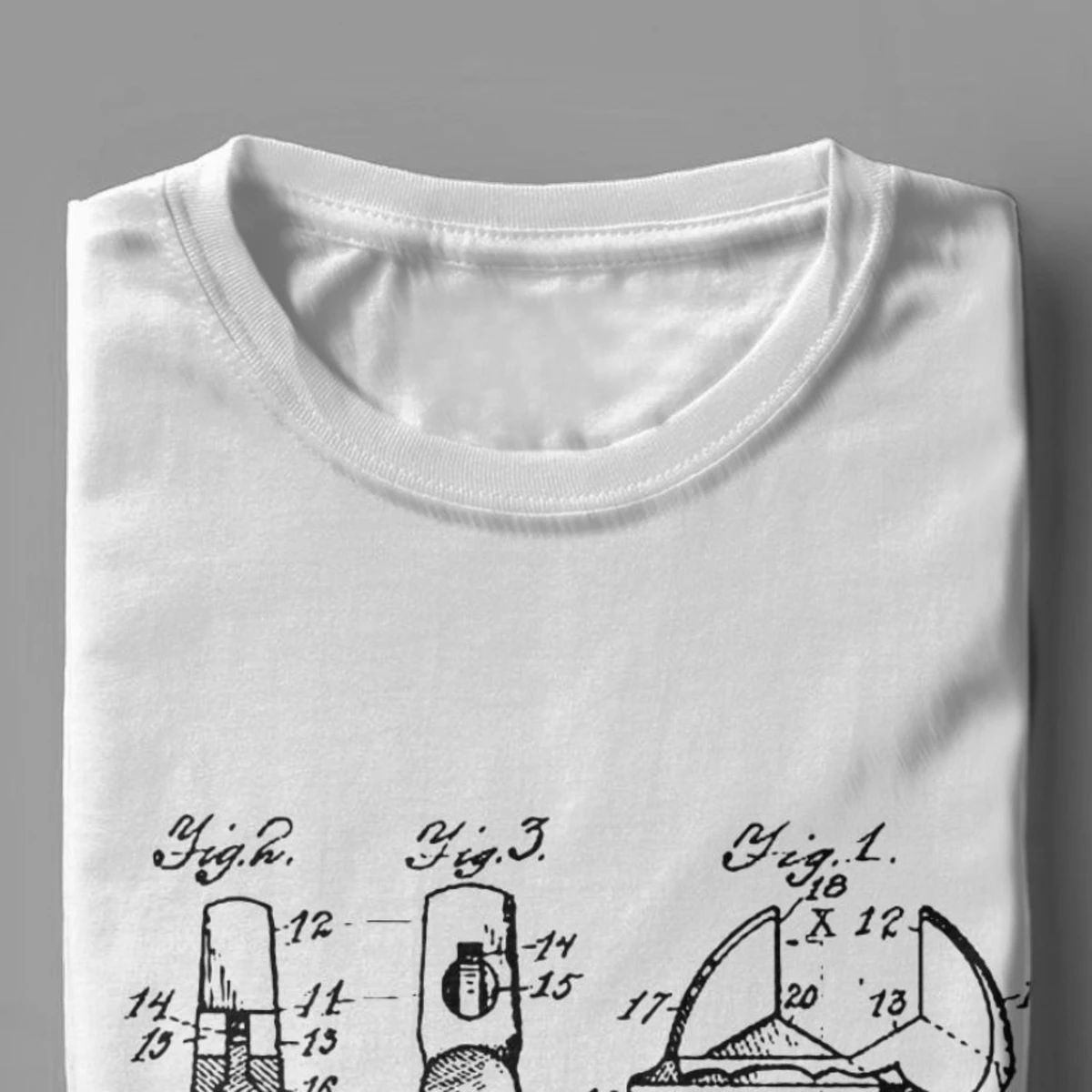 Derliaus 3D Grafikos Mens Topai Marškinėliai Veržliarakčio Patentų Piešimo T-Shirt Atidarytuvas Mechanikas Fix Inžinierius Tshirts Vyrų Camisas