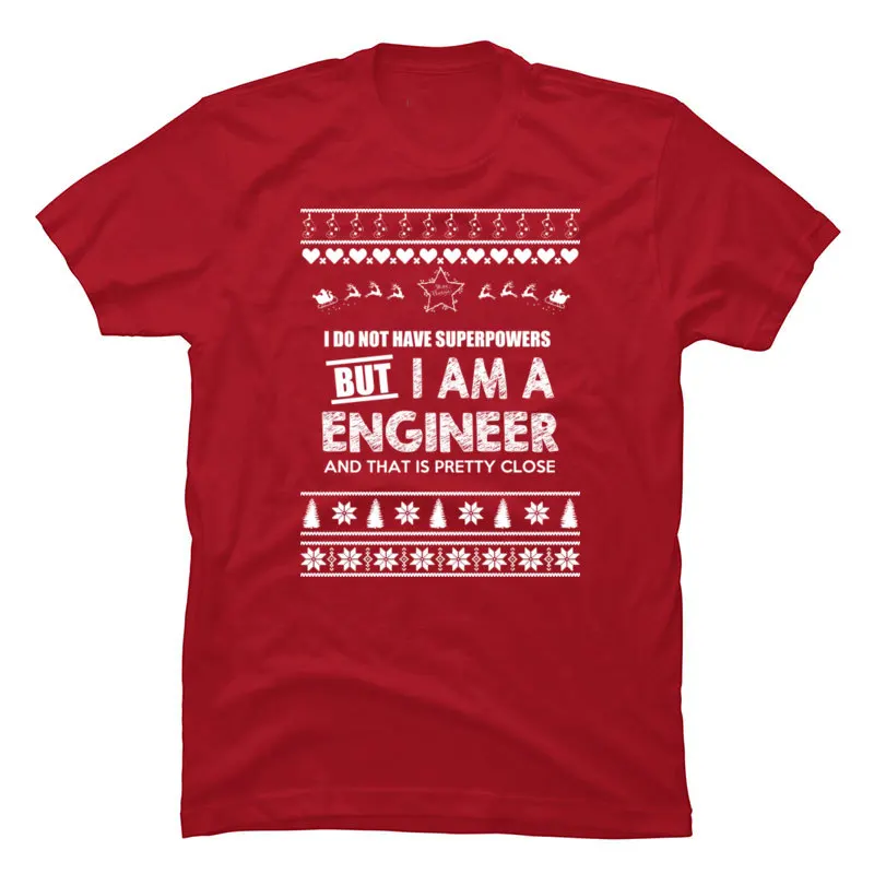 Didelis Nuolaida Mens Tshirts Linksmų Kalėdų Inžinierius Programuotojas JI Atspausdinta Topai Marškinėliai 2019 Naujausias Mados Brand Tee Marškinėliai Raidė