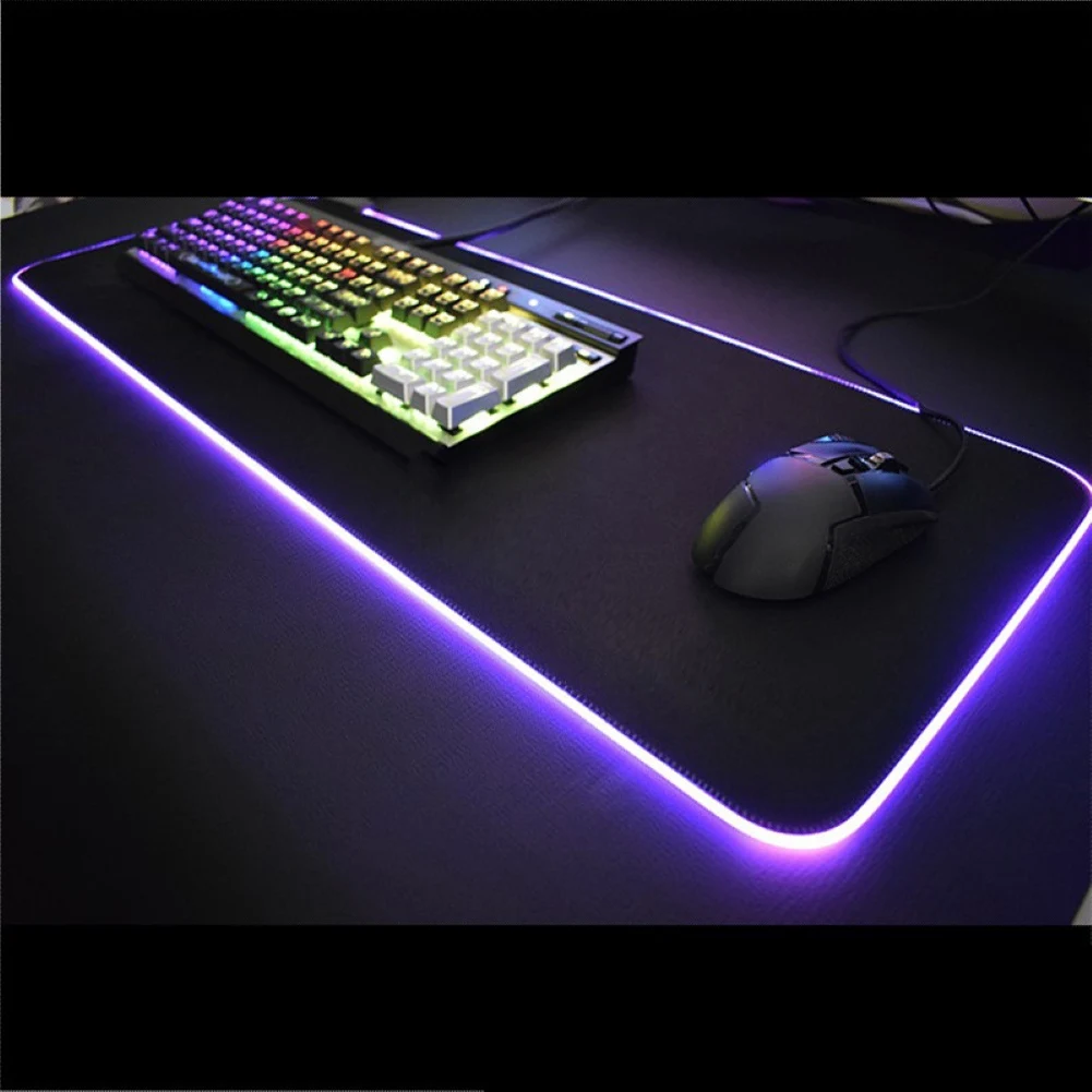Didelis Tirštėti 4cm Pelės, Klaviatūros Mygtukai RGB Simfoninis Modelio LED Fiksavimo Spalvingas Spalvų Šviesos neslidus Žaidimų Pelės Mygtukai