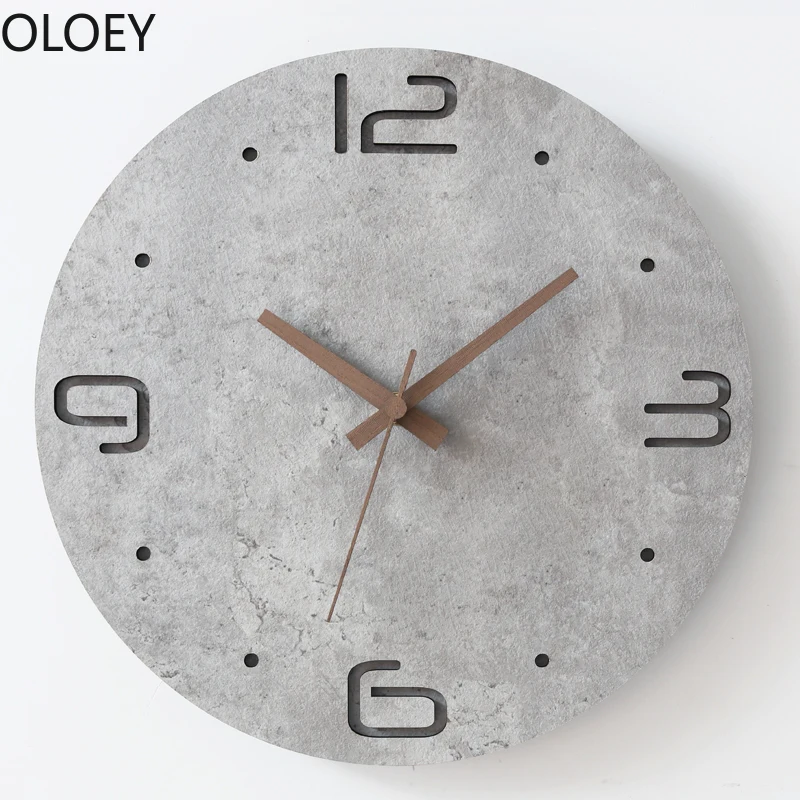 Didelių 3d Sieninis Laikrodis Medienos Laikrodžio Mechanizmas Meno Silent Prabangūs Laikrodžiai Sienos Pilkos Namų Dekoro Kambarį Žiūrėti Vinilo Įrašas Laikrodis 2020 m.