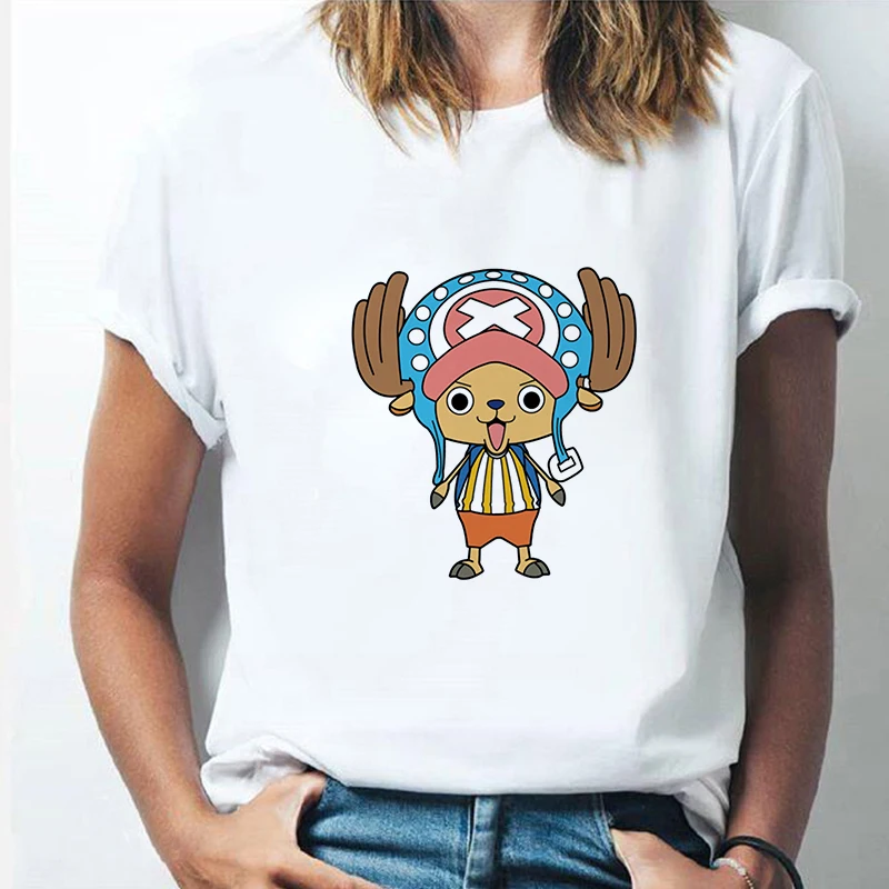 Dlrn Draugais T Shirts Juokinga NAKAMA Vienas Gabalas Japonų Anime Graphic marškinėliai Beždžionių·D·Luffy Ullzang trumpomis Rankovėmis Moterims, Drabužiai
