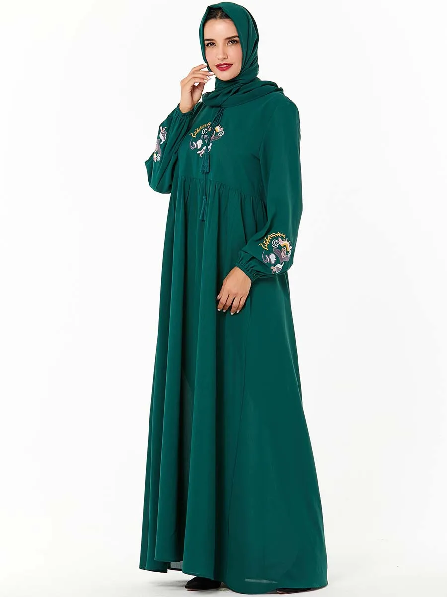 Dubajaus Musulmonų Maroko Abaja Suknelė Moterims Jubah Caftan Big Swing-line Hijab Suknelės Turkija Kimono Islamo Drabužiai Plius Dydis