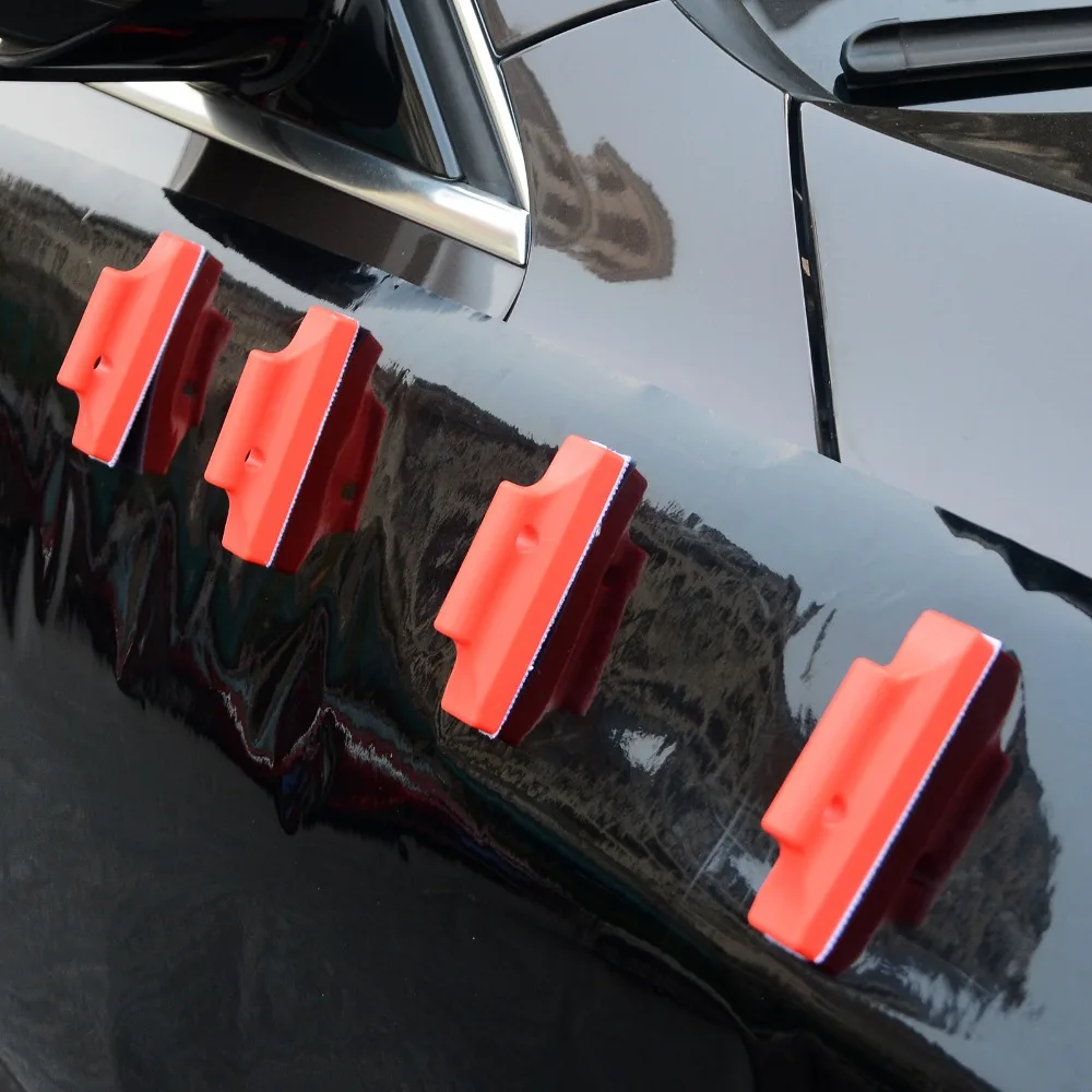 EHDIS 6pcs Galingas Vinilo kinas Magnetas Turėtojas Fiksažų Anglies Pluošto Car Wrap Gripper Magnetinis Laikiklis Automobilių Lipdukas Stilius Fix Tool