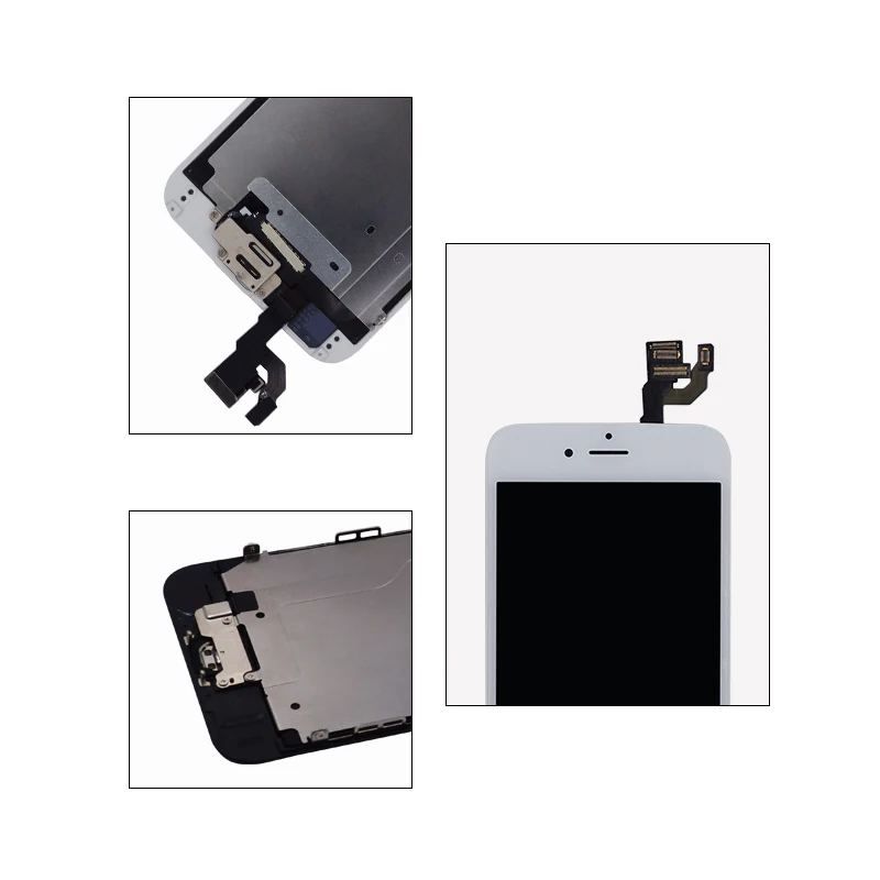Efaith Užbaigti LCD iPhone 6 6s arba 6 plius 6s plius arba 5 Ekranas Jutiklinis Ekranas Visiškai Asamblėja ir Priekinės Kameros & Home Mygtuką