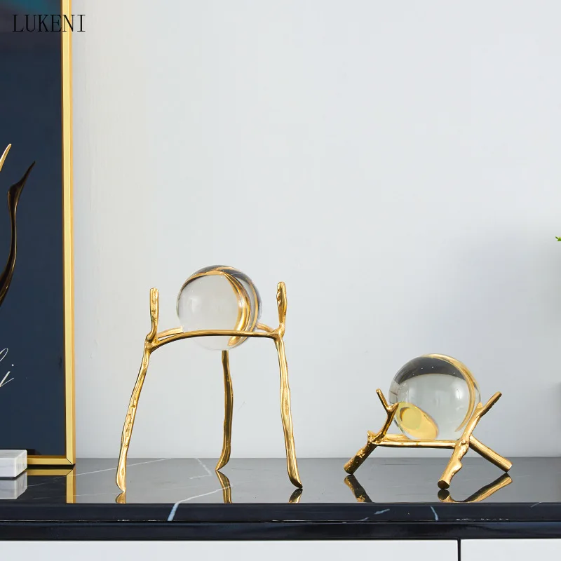 Europos-Amerikos Modernaus Minimalistinio Dekoravimo Krištolo Rutulį Papuošalai Modelis Kambario, Biuro Kūrybinė Asmenybė Amatai