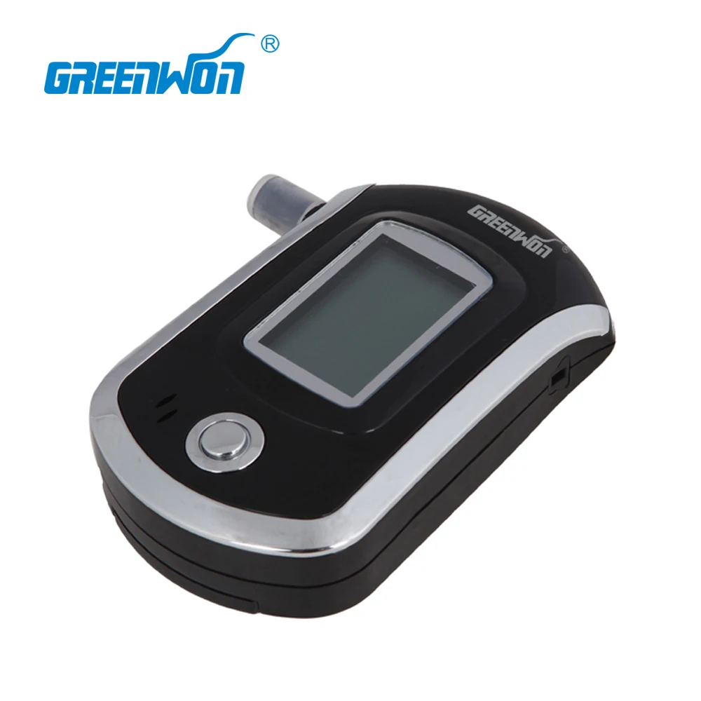GREENWON LCD Skaitmeninis Kvėpavimas Alkoholio Analizatorius Testo Breathalyzer Testeriai Alcoholicity Matuokliu Detektorius Juoda