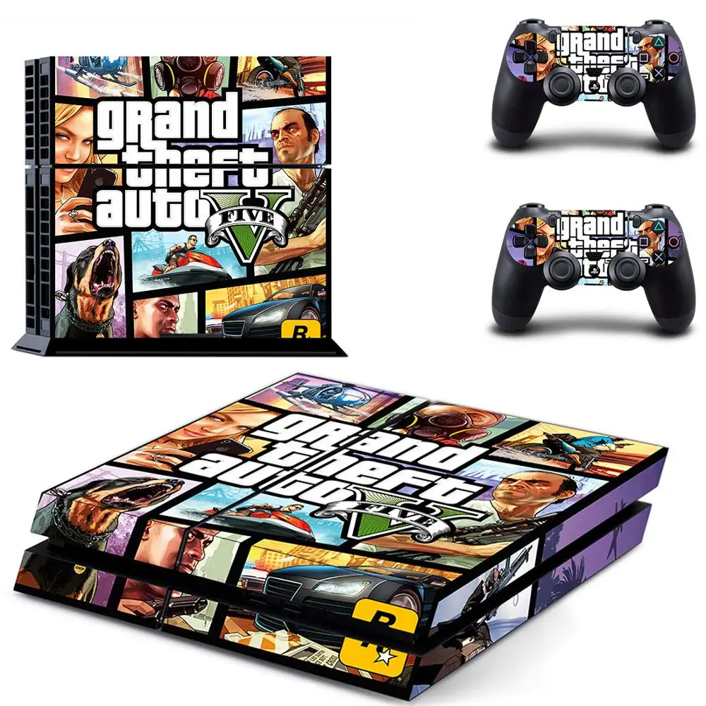 Grand Theft Auto, GTA 5 PS4 Lipdukas Play station 4 Odos PS 4 Lipdukas, Decal Padengti PlayStation 4 PS4 Konsolės & Valdytojas Odos