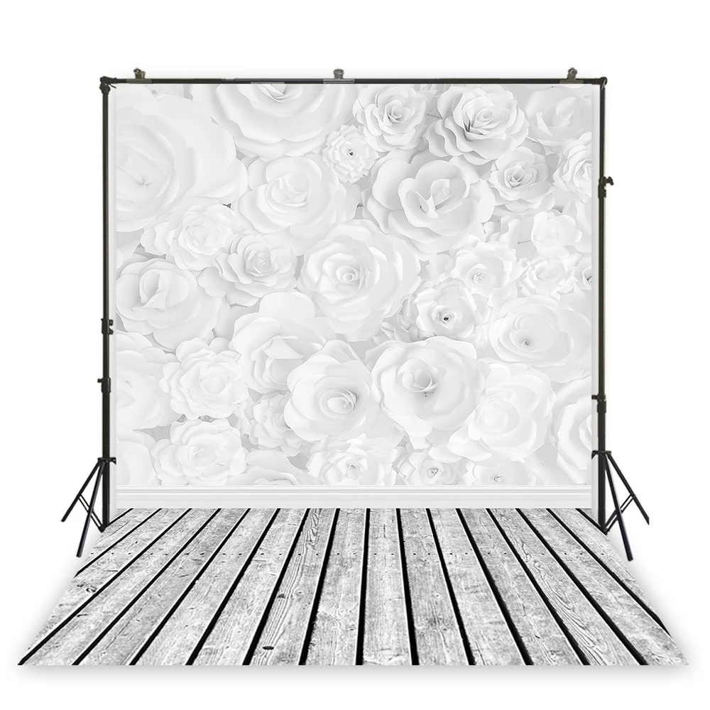 HUAYI baltos gėlės atgal lašas solid color back žemės fone fotografuoti filmingstudio rekvizitai photobooth xt-6800