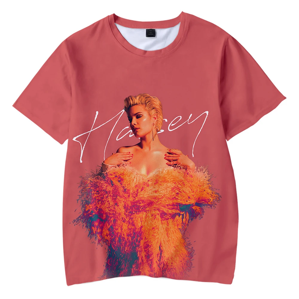 Halsey 3D Atspausdintas Šeimos Atitikimo marškinėliai Mados Vasaros trumpomis Rankovėmis Tshirts 2019 Karšto Pardavimo Atsitiktinis, Madinga Streetwear marškinėliai