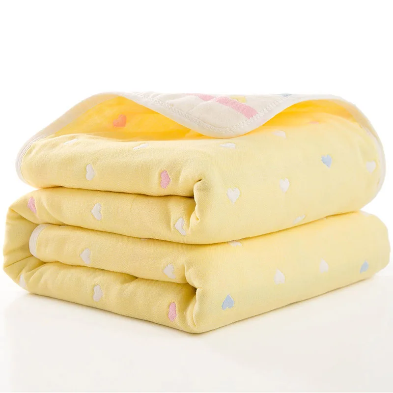Imebaby kūdikių antklodė vonia rankšluostį 110 cm ir 80 cm šešių sluoksnio medvilnės muslino naujagimių padengti, antklodė, vaikų patalynė, antklodė