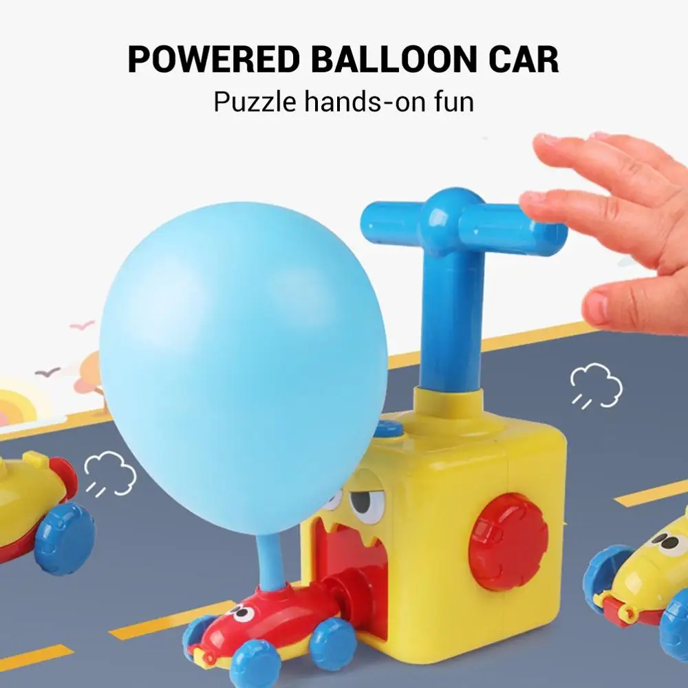 Inercinės Energijos Balionas Automobilių Žaislai Vaikams Puzzle Įdomus vaikams, žaislai, automobilių Mokslo Eksperimentas Žaislas Vaikams, Dovana