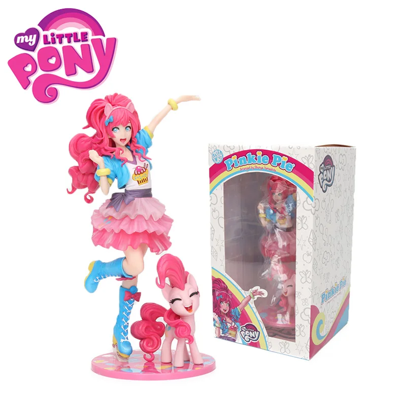 Išskirtinis 8-20cm Mano Mažai Pony Žaislai Pinkie Pie Bishoujo Statula PVC figūrėlių, Kolekcines, Modelis Lėlės, Žaislai
