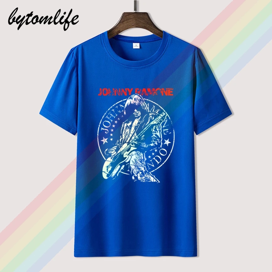 Johnny Ramone Limited Edition Marškinėlius Vyrų Vasaros Juodos spalvos Medvilnės, trumpomis Rankovėmis, Populiarus Normalus Tee Marškinėliai Topai Tee Unisex