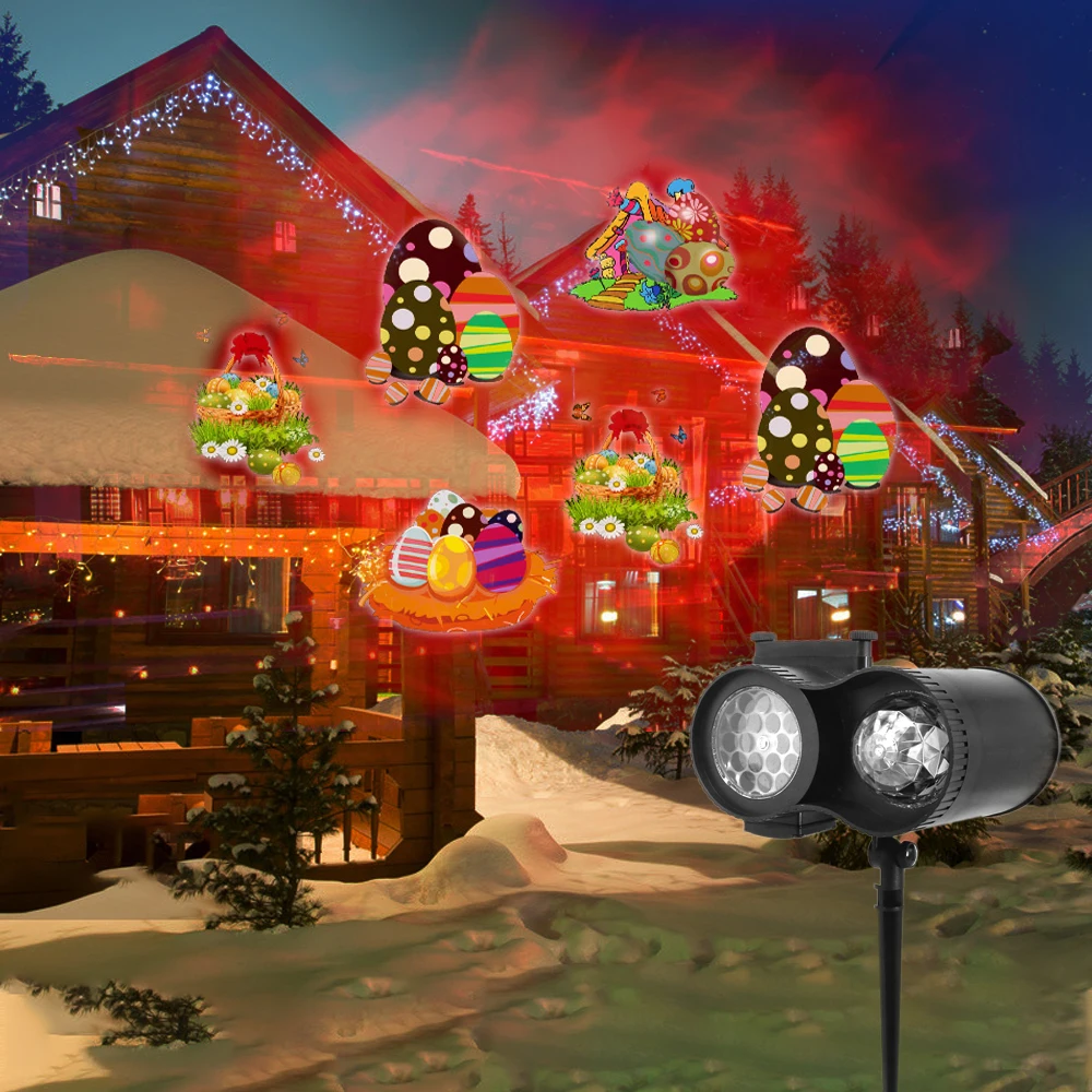 Juda Visas Dangaus Žvaigždė Lazerinis Projektorius Kraštovaizdžio Šviesos 48 Modelių Kalėdinis vakarėlis LED Etape, Šviesos, Lauko, Sodo Vejos Lazerio Lempa