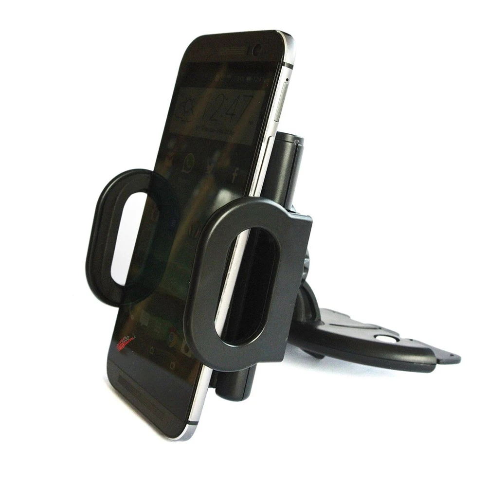 Juoda 360 Laipsnių Automobilio dėklę Mount Telefono Laikiklio Stovas Samsung Galaxy Mobiliojo ryšio Telefono Stovas Laikiklis, Skirtas GPS PSP MP3 grotuvai