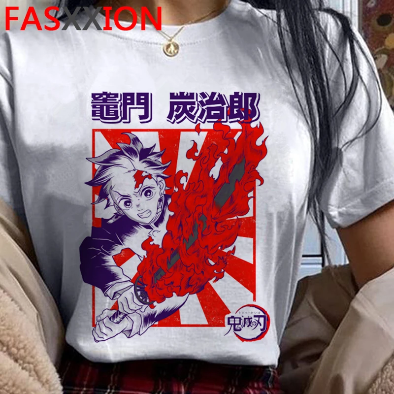 Kietas Japonų Anime Demon Slayer Marškinėliai Vyrams Kimetsu Nr. Yaiba Juokingas Animacinių filmų T-shirt Demonas Blamd Grafinis Marškinėlius Hip-Hop Viršūnes Vyras