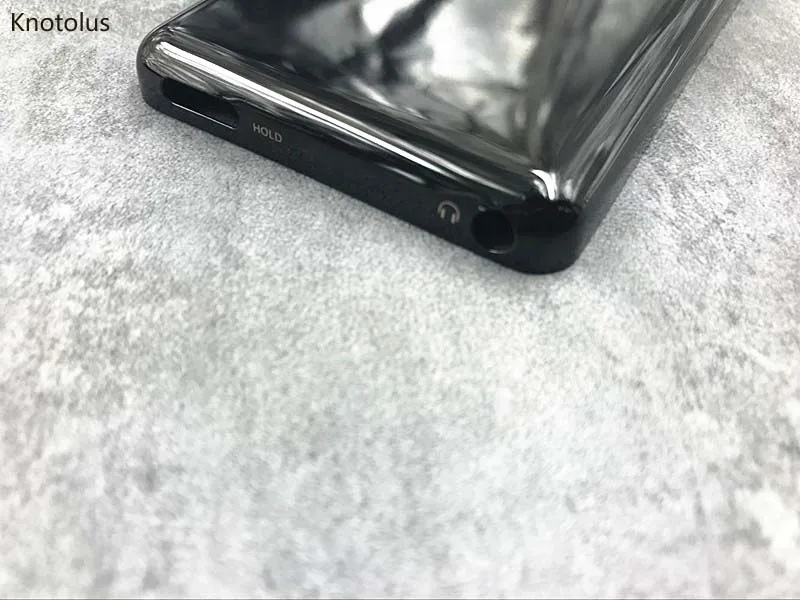 Knotolus black metalo priekiniai faceplate su black metalo atgal būsto padengti iPod 6 7 gen classic 80gb 120gb 160gb